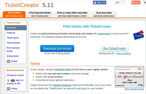 Ticket Creator Keygen Crack Software